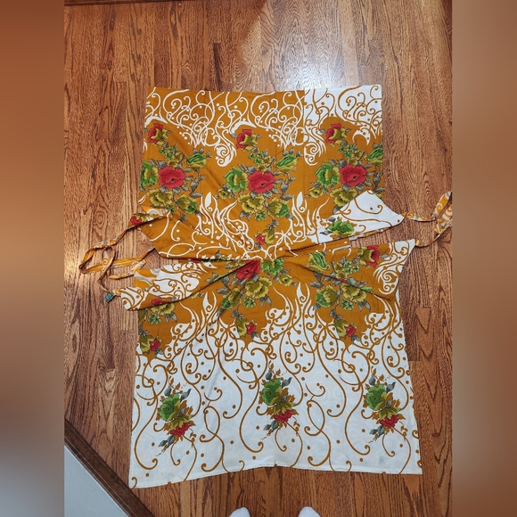 Urban Nomad 100% Silk Reversible Wrap Sari Pants in size Regular - Picture 4 of 7